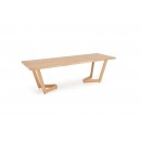 Стол обеденный HALMAR MASSIVE 3 дуб натуральный/дуб натуральный 160-250/90